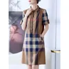 Luxury brand designer dress Fashion letter print Dress Slim quick dry mini skirt American Womens clothing Women Casual S-XXL