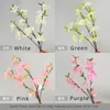 Flores decorativas Simulação de um único Apple Flower Pograph Props Wedding Hall Road Guide Decoration Silk Garden