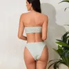 NIEUW SPECIALE FAARTE DRAAKSPRING Verstelbaar Split Body Strapless Sexy Bikini Women's Swimsuit
