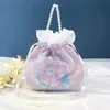 Machen Sie keine Spitzen-Draw-Knurren-Cross-Body-Taschen, Hanfu-Taschen, antike Handtaschen im chinesischen Stil, Perlbeutel, Su-Stickstickbeutel