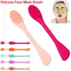 Silikon ansiktsmaskborste applikator ansiktslera borste mjuk silikon ansiktsrengöringsborste makeup skönhet verktyg mask kräm lotion ll