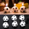 촛불 6pcs/set soccer ball 풋볼 축구 생일 파티 어린이 용품 장식 D240429