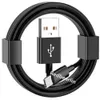 Blanc Black Type C USB C Câble chargeur de données 1m 3ft pour Samsung S10 S20 S23 S24 Xiaomi Huawei Android Téléphone 15 / 15pro plus 1m 3ft