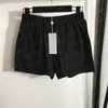 Designer Classic Short Pant Women Vêtements Toison élastique Shorts décontractés Summer Black Black Pant