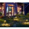 Dekorationer Solar Pathway Landscape Lamp Outdoor Waterproof LED Solar Garden Stake Light For Lawn Yard Patio Hallen Dekoration