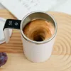 Kaffekrukor Termisk kopp med lock Original Breakfast Cups Smart Temperaturmätning Magnetisk automatisk blandning