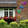 Decorations Vintage 3D Metal Butterfly Wall Art Hanging Decor Wrought Iron Wall Hanging Sculpture Garden Home Party Decoration