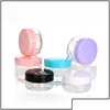 Packaging Bottles Wholesale Car Dvr Packing 10G 15G 20G Jar Cosmetic Sample Bottle Empty Container Clear Plastic Pot Jars Makeup Con Dhsim