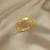 Of Love Design Sense Promise Ring Gold Collection Exquise et Luxury Cold High Grade Sensible Minimaliste et Sentille avec des anneaux originaux