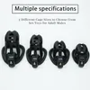 Chastity Cage Male with 3 Size Rings and Invisible Lock 3D Printed Chastity Device Adult Sex Toys Lightweight Resin Penis Exercise Bondage Gear Accessories for Men (M)