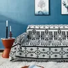 Bohemian Plaid soffa filt dekorativt kast stickat handdukskydd nordisk resesängkläder tapestry manta picknick 240418