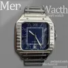 Menores de correa de oro Matrículas para hombres Relojes de movimiento de alta calidad Reloj de 40 mm Watchbox de acero inoxidable Moder Modern Sport Watch Siltstrap