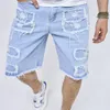 2024 Summer Mens High Street Patch Rated Dephinim Shorts con estilo sólido sólido macho Shorts 240428 240428