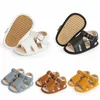 Sandalen Citgeett Summer Fashion Colors 0-18m Baby Boys Sandalen Cross Hollow Soft Sole Summer Beach Shoes First Step Walkerl240429