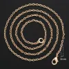 Chaines Collier vintage pour femmes hommes 585 Gold Rose Couleur Venitien Courb Snail Spoxtail Link Colliers Fashion Jewelry 5060cm CNN1 Drop OTP1W