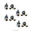 Set 8pcs/set Adjustable Shower Room Cabins Swinging Pulley Sliding Door Bathroom Roller Runners Wheels D15 20 Dropship