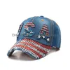 Feestmutsen 2024 Trump cap usa hoed verkiezingscampagne cowboy diamant verstelbare snapback dames denim drop levering home tuin feesten s dhuyb