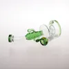 Modello di cactus verde H23 cm all'ingrosso bronco di vetro/vetro brongs bongs tubo/9 pollici di tubi di vetro di bong d'acqua