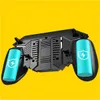 AK77 Game Controller Memo Mobile Game Cooling Brack Grip Sechs Finger Mobile Spiel Automatisch Gundruck Hühnchen -Essens -Spielkonsole -Controller