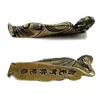 Bouddha en laiton pur solide Small Ornement Figurines Antique Copper Guanyin Sleeping State DesCorations Decorations Home Decor Craft 240418