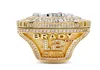 Three Stone Rings 20202021 Tampa Bay Buccanee Ring Display Box Souvenir Fan Men Gift Whole size 8147192894