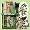 Decorative Flowers Easter Wreath Window Fireplace Yard Garland Home Office Bedroom Decor