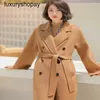 Top Maxmaras Cashmere Coat 101801 Womens Coats Winer 30 Velvet Max Classic Camel haut de gamme Doublé pour l'automne et l'hiver New Wo