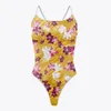 Women's Swimwear 2024 Sexy One Piece Swimsuit Women Summer Push Up Open Water Bathing Suit Monokini Print Swim Beach Wear