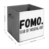 Сумки для хранения мусорные баки Fomo Fear Out классический раздел «Классическая складная коробка»