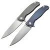 Tc4 Titanium Alloy Handle High Quality D2 Steel Blade Folding Pocket Knife Survival Knife Collection Knife