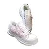 Chaussures décontractées Femmes blanches 2024 Pinake de printemps dentelle épaisse Sole Sole Toile polyvalente Mode augmenter papa