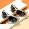 Sunglasses New Trendy Womens Y2K Vintage Women Outdoor Sports Goggles Men UV Resistant Driving Shades UV400 Oculos H240429