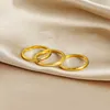 Of Love Design Sense Promise Ring Gold Collection Exquise et Luxury Cold High Grade Sensible Minimaliste et Sentille avec des anneaux originaux