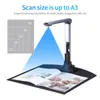 BK52 Portable Book Document Camera Scanner Capture A3 HD USB 2.0 Scanner With LED Light for ID Cards Passport Books Watermark 240416