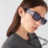 Designer Sonnenbrille Top -Qualität personalisierte Quadratplatte Sonnenbrille Harz Objektive Brillen mit Originalbox für Party
