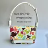 Дизайнер для нас La Rue Audree Crossbody Bag Испанская ниша универсальная красочная сумочка для нас носить новый стиль персонализированный дизайн -рисунок популярная буква маленькая квадратная сумка
