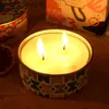 Ljus 1PC Fragrance Candle Can of Soy Wax Can of Random Color D240429