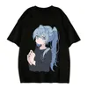 T-shirts Japanese Anime T-shirt Y2K Harajuku Aesthetics Kawaii Cute Girl Anime Graphic Short Sleeve T-shirt Summer Extra Large Womens WearL2404