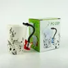 250 ml Créative Coffee Cup Ceramic Music Note Mug de violon Guitare Handle Thé Milk Piano Stave Funny Cups Novelts Gifts for Kids 240418