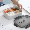 Bento Boxes Microwavable Plastic Crisper Lunch Box Sealed Multi-Partment Bento Box Portable Student Lunch Box Food Storage Containers