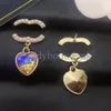 Charme Top Designer Letra Brincos da marca Pérola pérola Crystal Stud Luxury Presente 18K Gold Fashion Jewelry Gifts With Box