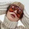 Lunettes de soleil Lunettes de soleil pilotes pour femmes pour femmes verres de soleil ronds surdimensionnés féminins