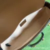 Tassen vroege voorjaar nieuwe fabriek 1955 Horse riding gesp geworden oude bloem canvas combinatie lederen rollende randzak enkele schouder crossbody handtas