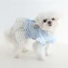 Appareils pour chiens Summer Puppy Jirts Vêtements Cat Robe Poodle Chihuahua Yorkshire Terrier Shih Tzu Pomeranian Maltese Clothing