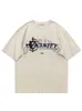 Мужская футболка мужская футболка Ultra-Fine Cotton Street Clothing Hip-Hop Harajuku Aesthetics Корейская мода с коротки