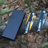 Freewolf Multifuncional D2 Bolsa Faca Blade G10 Roldização de Bola Tactical Pocket Knives Utility Kit Kit