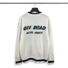 Men's sweater sweatshirt letter jacquard loose long sleeve sweater jumper Casual crew neck loose print Autumn two styles back letter 2217