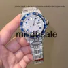 reloj rollen Relojes Shinny Watch Mens kijken 40 mm regenboog saffier automatisch mechanisch horloge roestvrijstalen riem waterdichte ontwerper man horloges montre de luxe