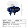 Decorations Ball Valve Electronic Automatic Watering Two Outlet Four Dials Water Timer Garden Irrigation Controller for Garden, Yard #21032