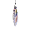 Decoraties 89 mm Crystal hanger Regenboogmaker ramen hangende glas prisma suncatcher gefacetteerd kroonluchter diy bruiloft woning tuin decor